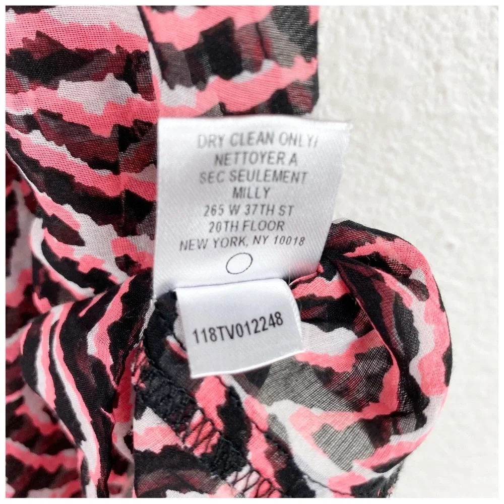 Milly Minis Pink Zebra Print Swimsuit and Coverup -‎ 6/7